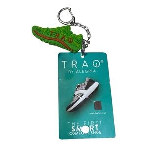 TRAQ by Alegria Keychain – Green Sneaker Design (Brand New)